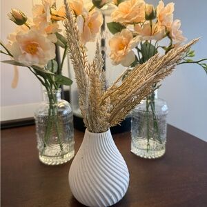 Floral / pampas Bud Vase Bundle - Home Accents